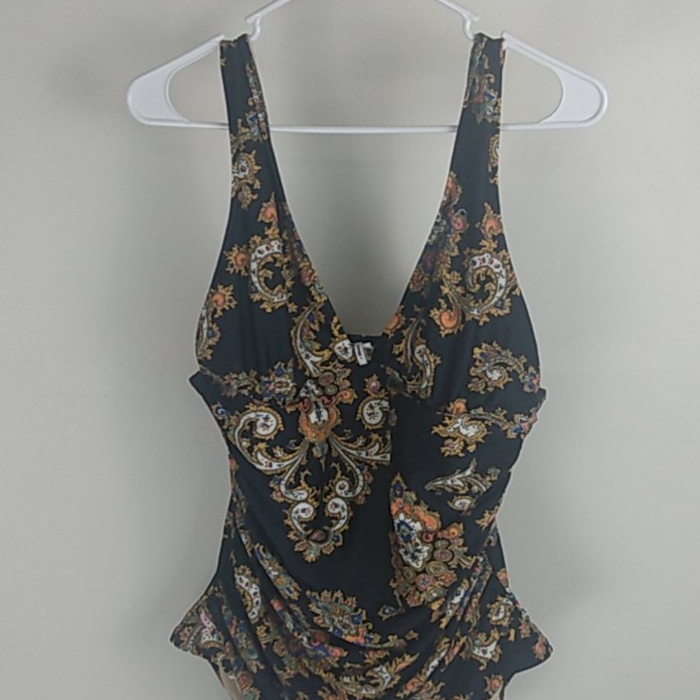 JCREW Paisley Swimsuit